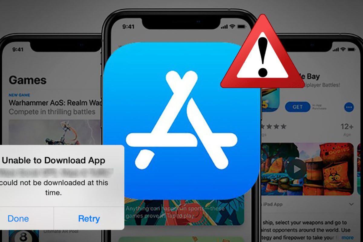 Lỗi iPhone không tải được app