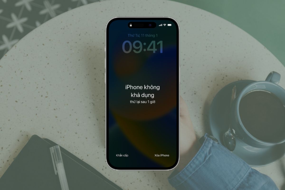 Lỗi iPhone không khả dụng