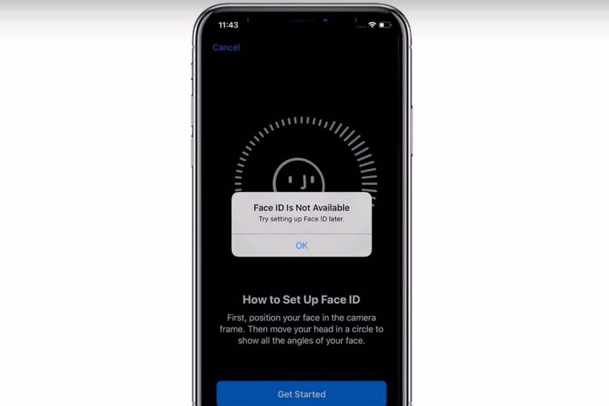 Face ID của iPhone bị lỗi