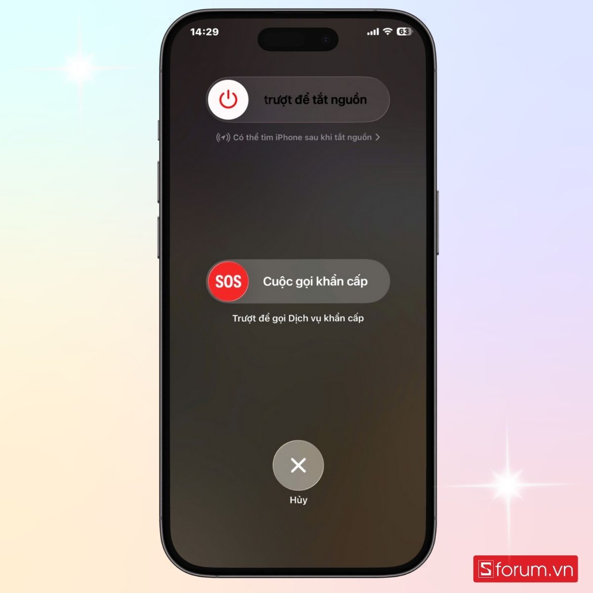 Thử khởi động lại iPhone để kích hoạt máy