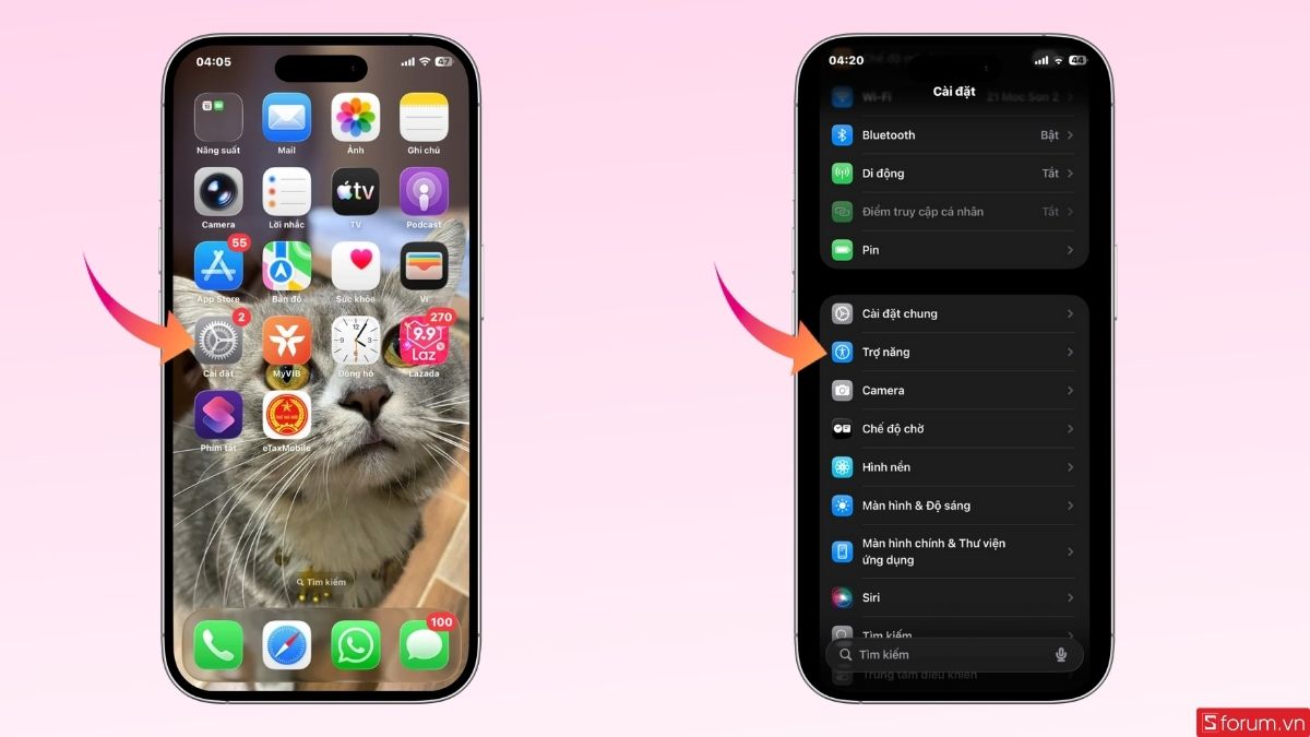 Tắt loại bỏ tiếng ồn khi lỗi mic iPhone - bước 1