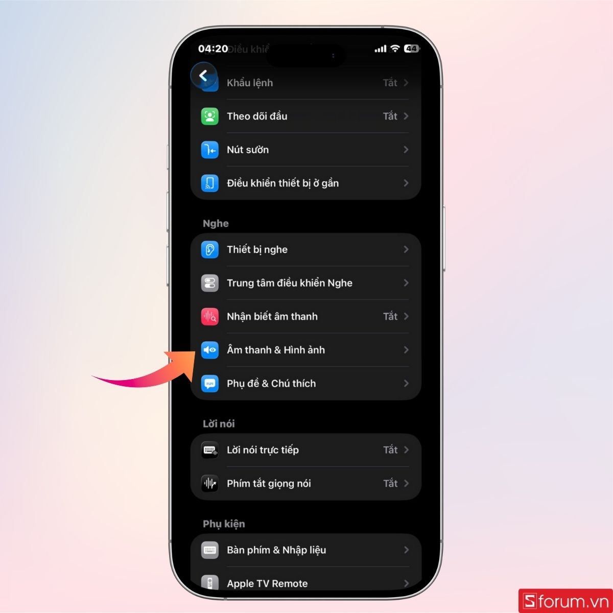Tắt loại bỏ tiếng ồn khi lỗi mic iPhone - bước 2