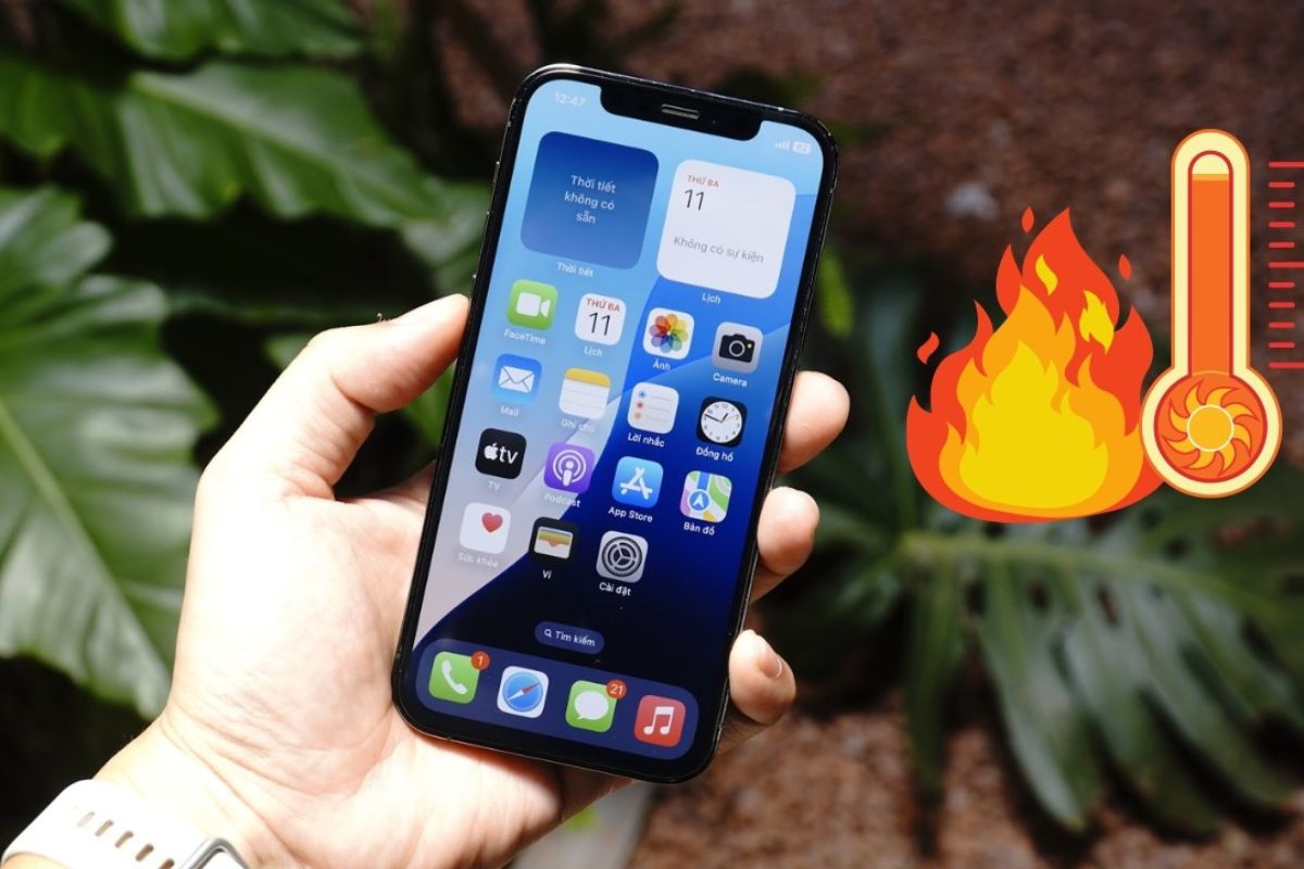 iPhone nóng bất thường là dấu hiệu main iPhone hỏng