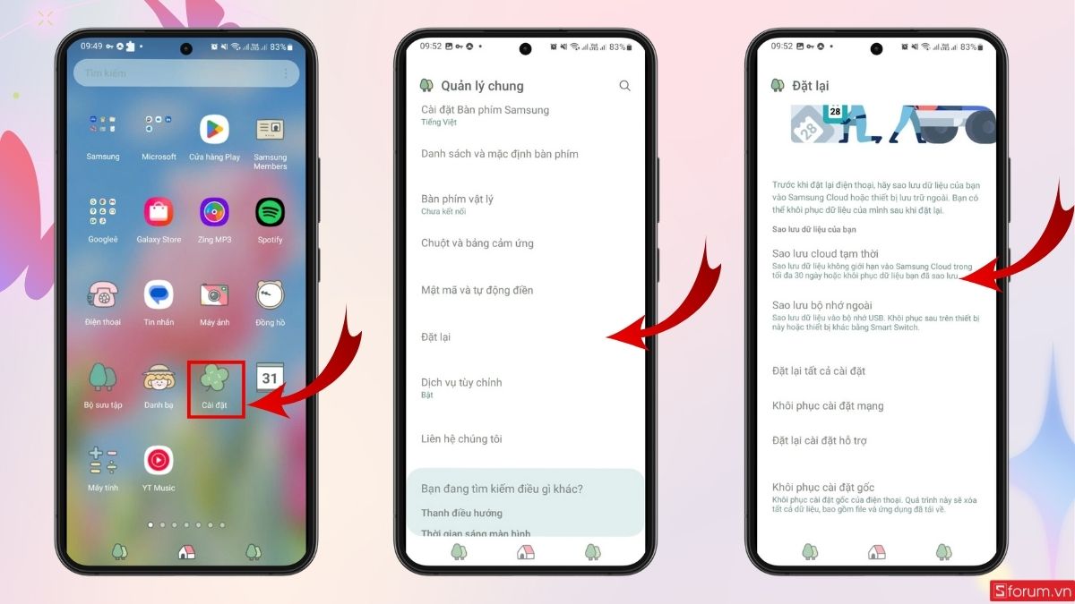 Sao lưu lại dữ liệu trên điện thoại của bạn