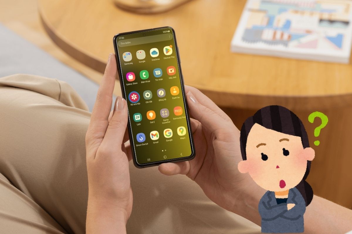 Lỗi màn hình Samsung bị ố vàng do lỗi hiển thị