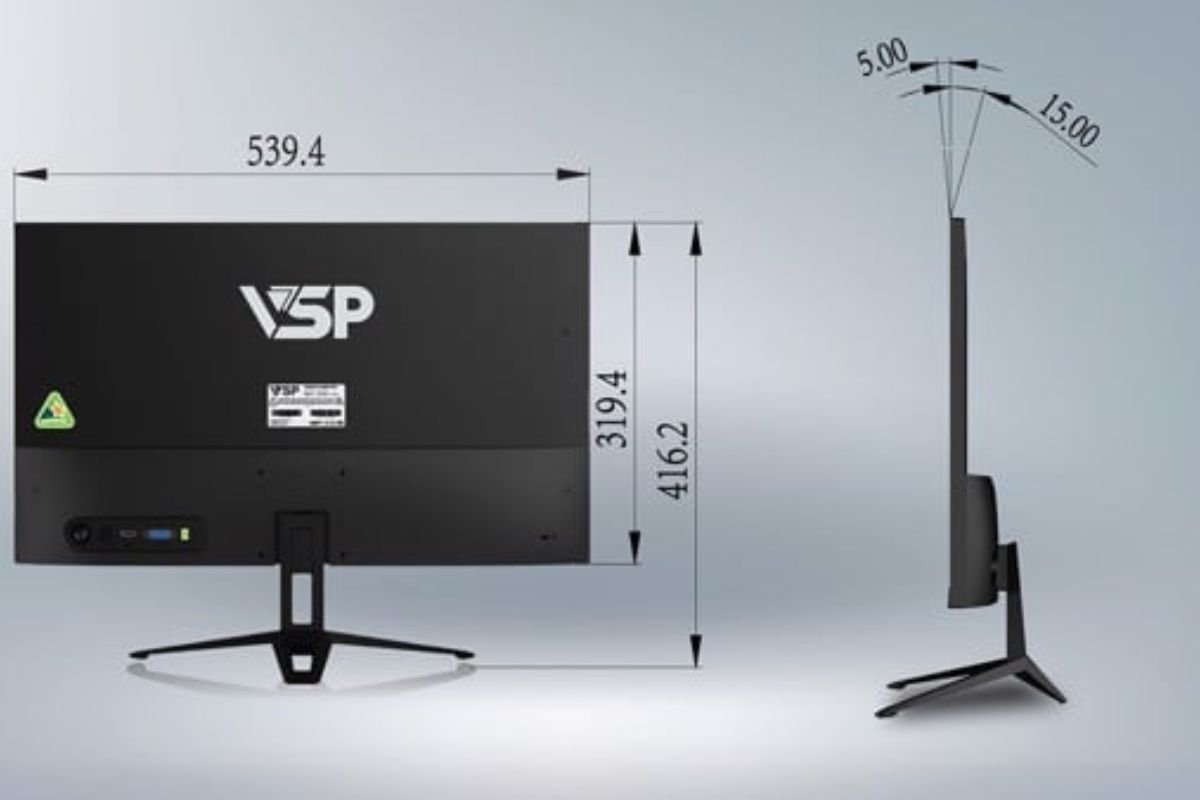 Màn hình VSP có thiết kê mỏng nhẹ