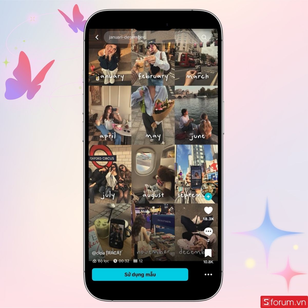 Mẫu Capcut recap 2025 1 ảnh