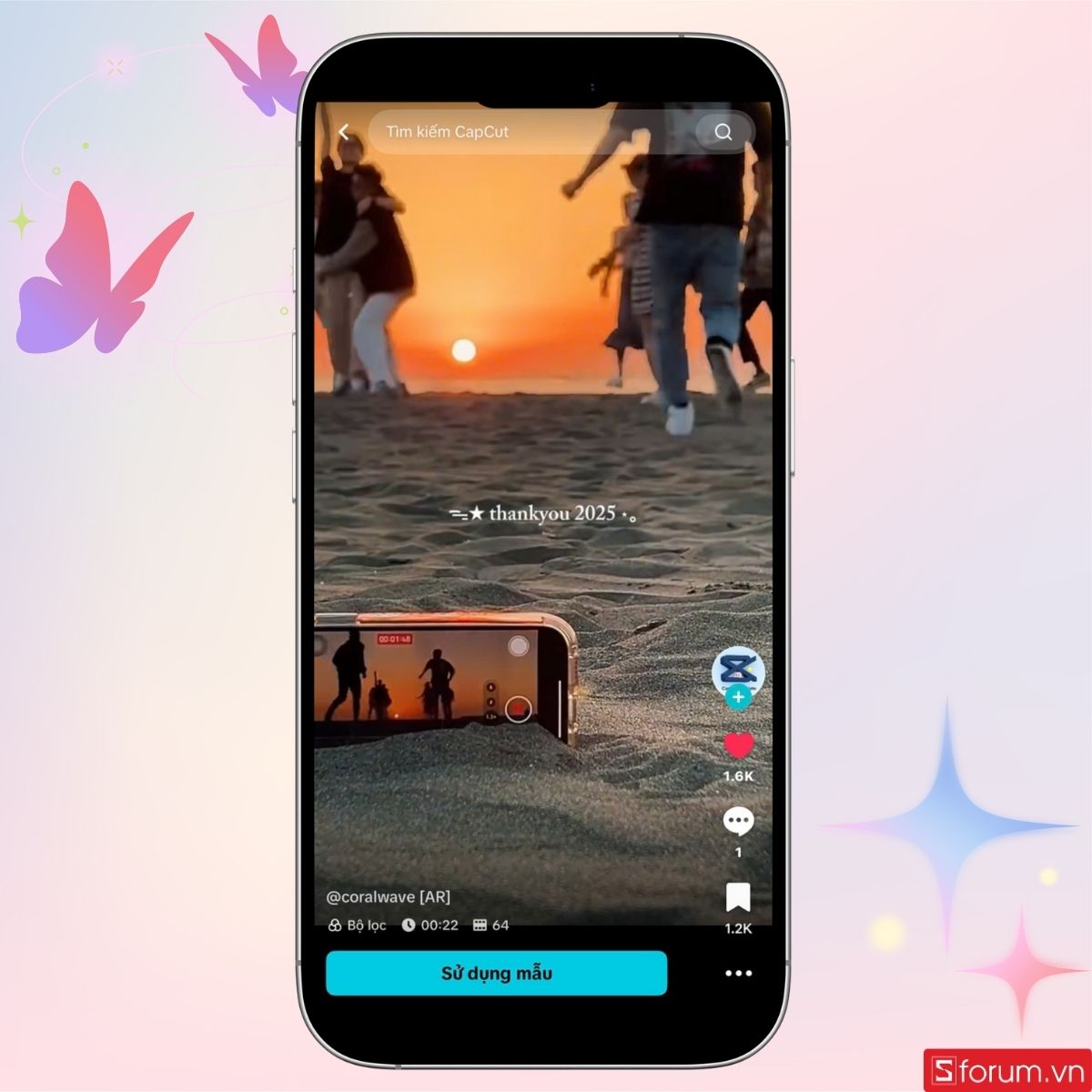 Mẫu Capcut thankyou 2025