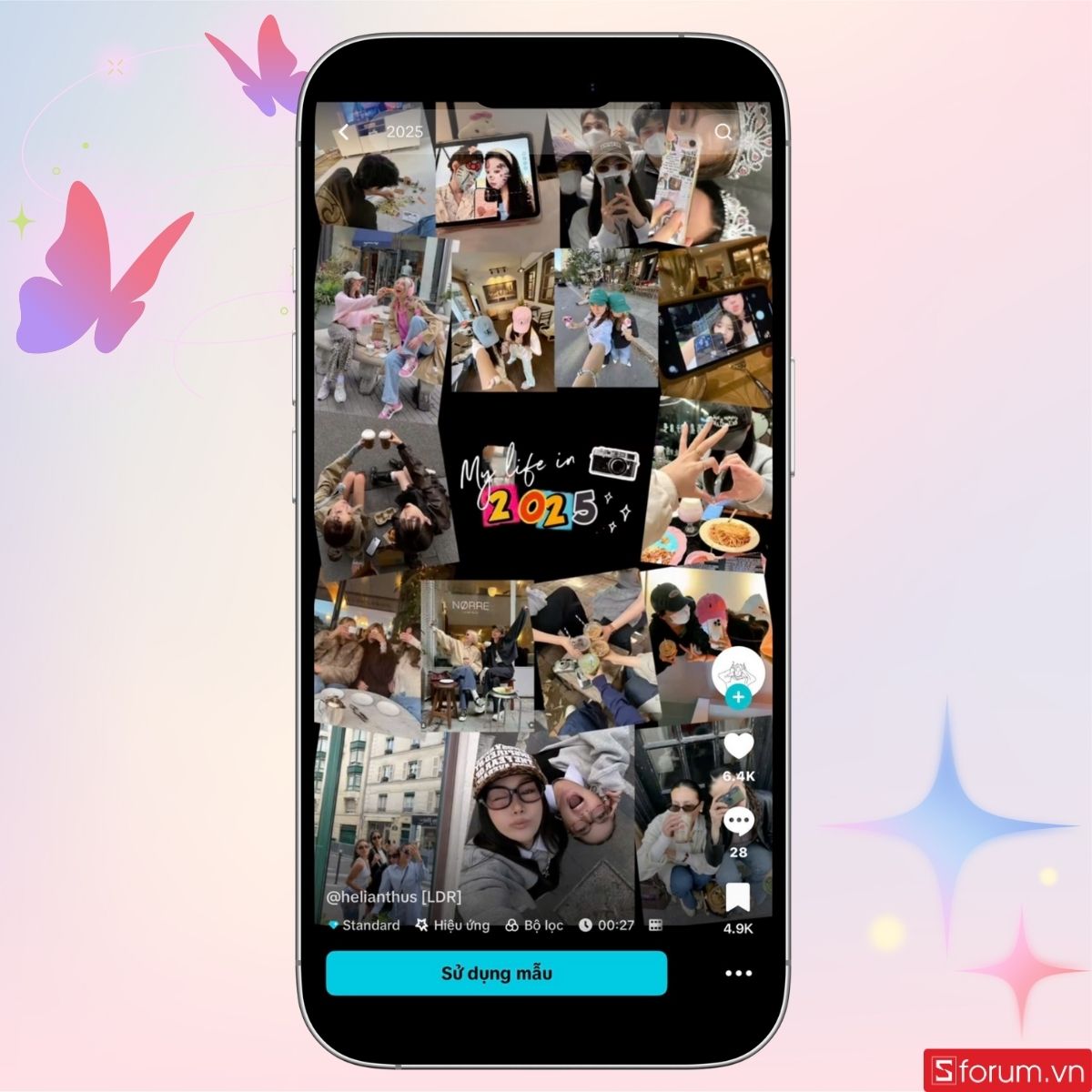 Mẫu recap My life in 2025