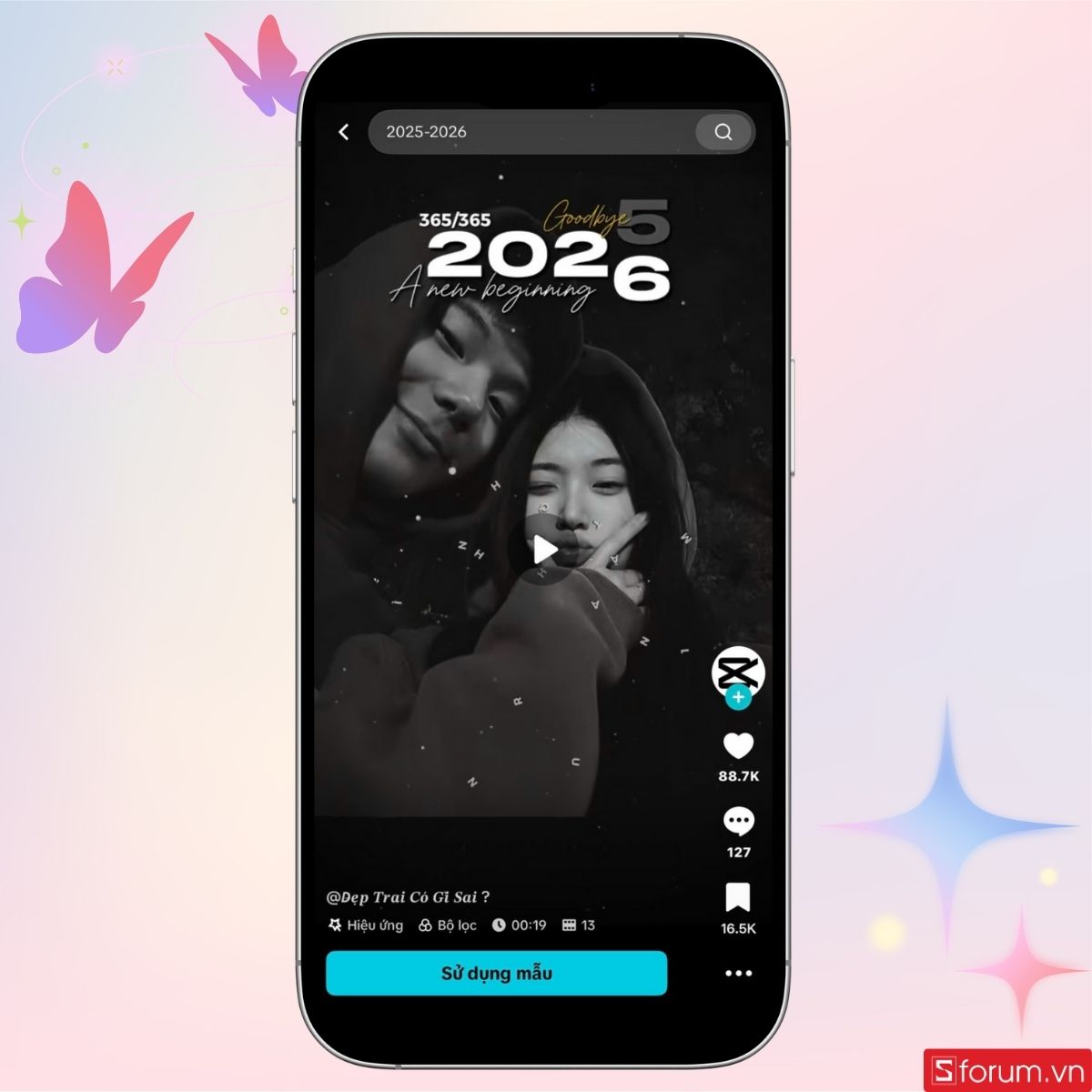 Mẫu recap 2025 cho các cặp đôi đang yêu