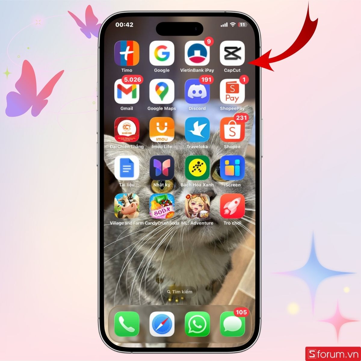 Sau khi tải thì mở ứng dụng lên để bắt đầu sử dụng