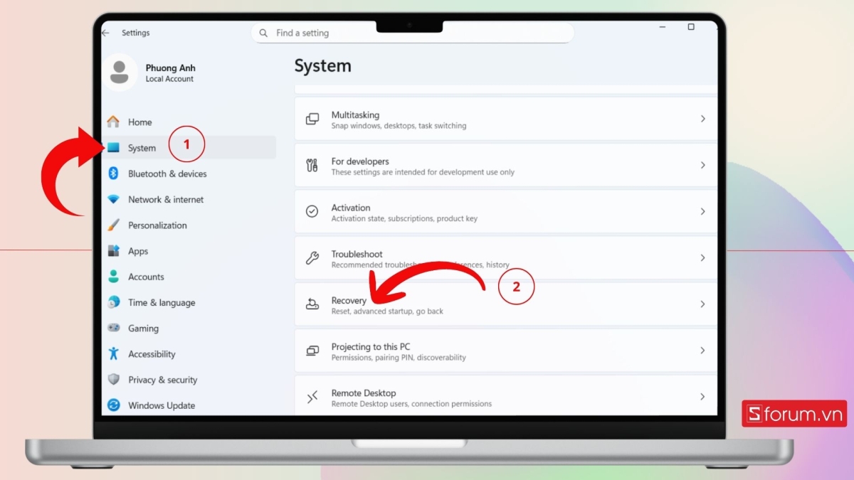 khắc phục máy tính asus không kết nối được wifi bằng thiết lập bios - bước 1