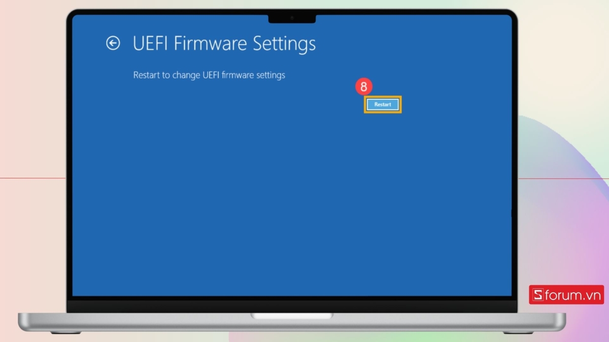 khắc phục máy tính asus không kết nối được wifi bằng thiết lập bios - bước 6