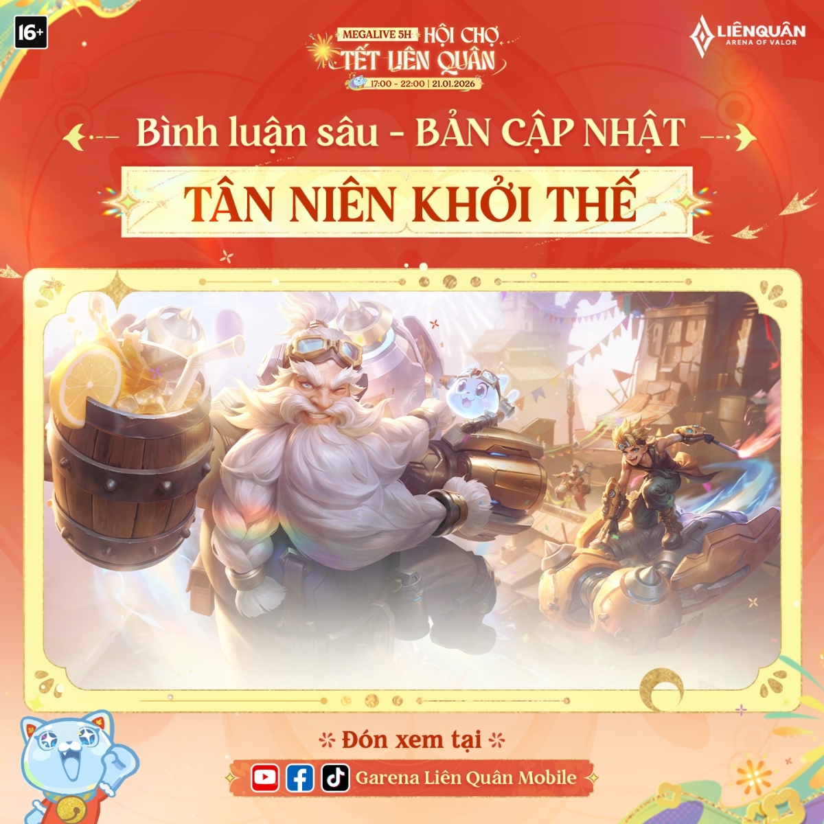 Giới thiệu thông tin về phiên bản mới Tân Niên Khởi Thế