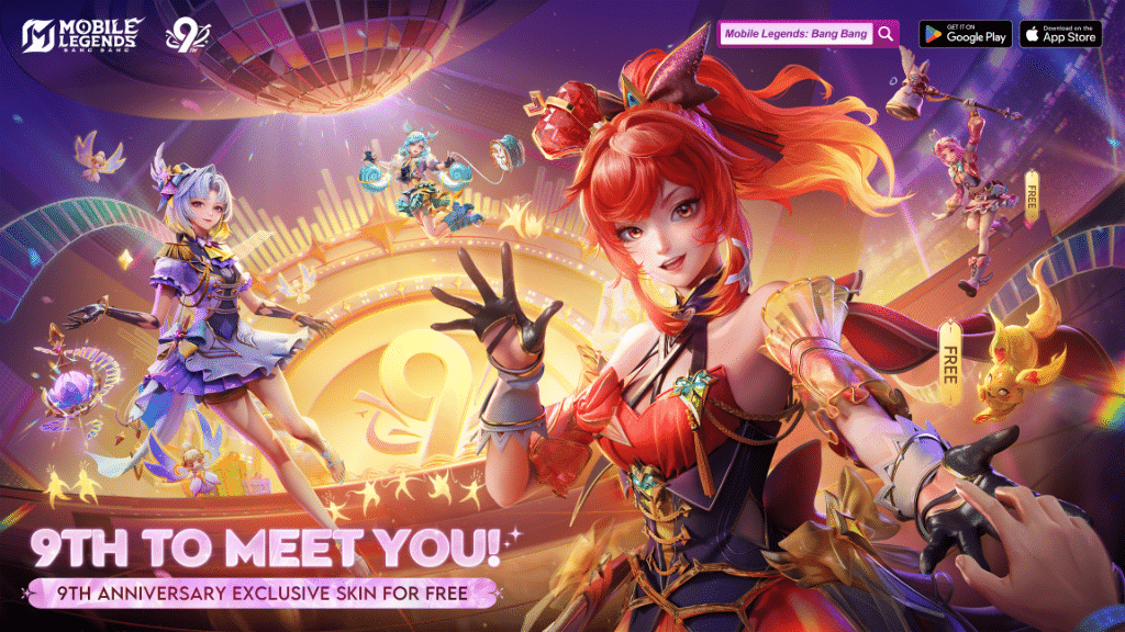 Mobile Legends: Bang Bang kỷ niệm 9 năm ra mắt với sự kiện 9th to Meet You