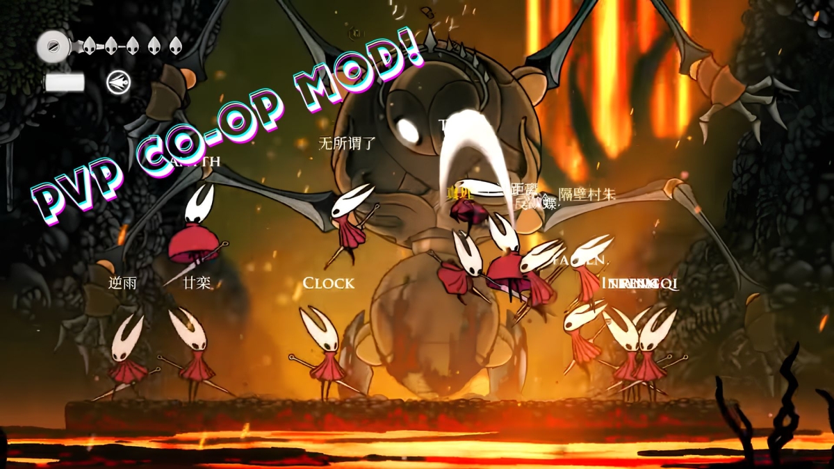 Hollow Knight: Silksong có bản mod PvP nhiều người chơi với hỗ trợ 30 người chơi và chế độ co-op giới hạn