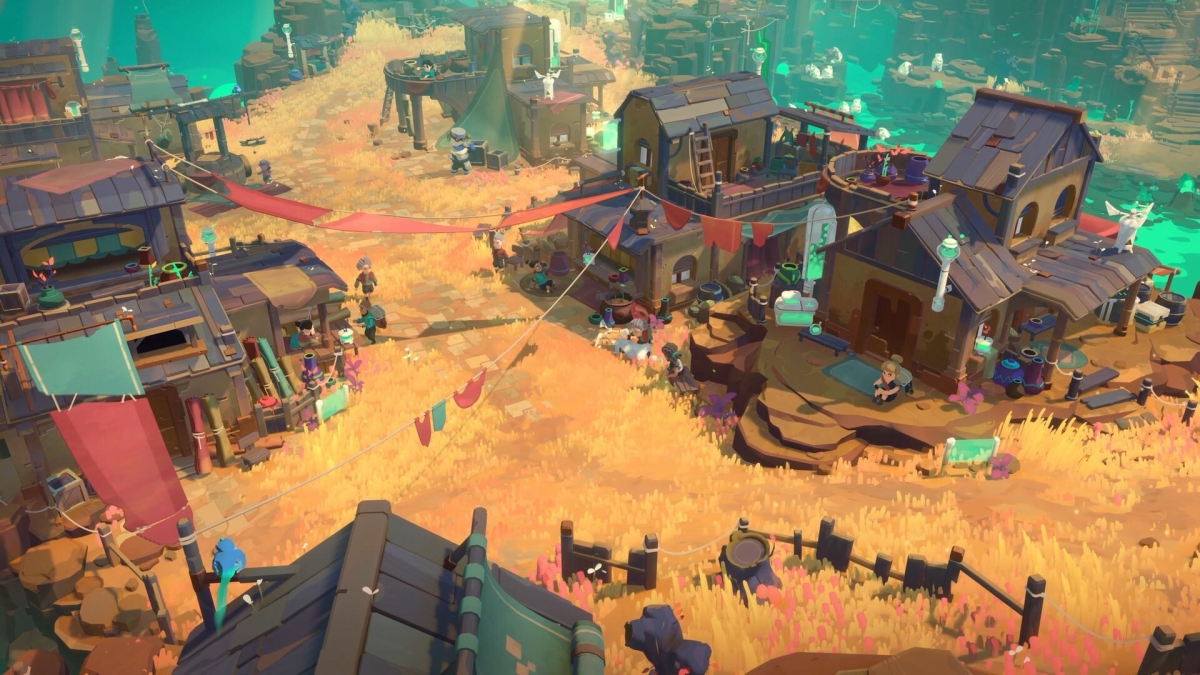 Moonlighter 2: The Endless Vault có nền đồ họa 3D đa giác thấp