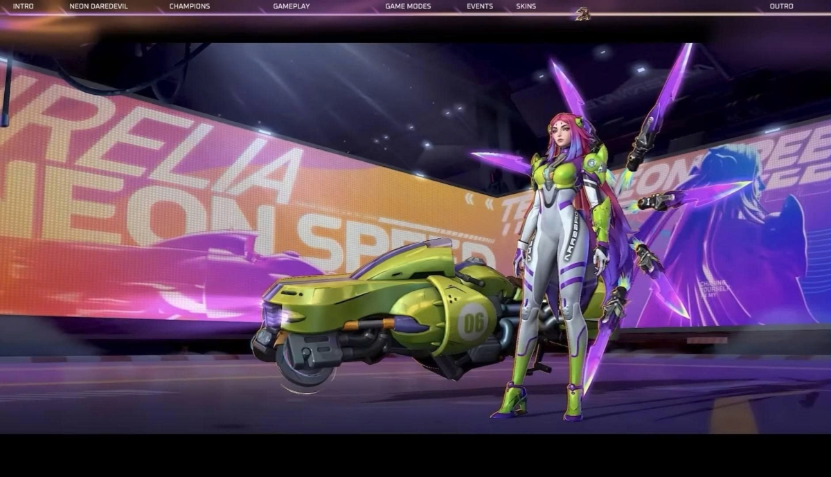 Skin Neon Daredevil Irelia