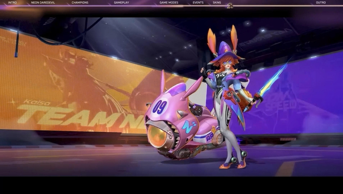 Skin Neon Daredevil Aurora