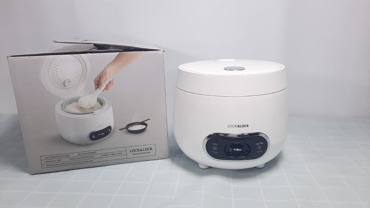 Nồi cơm điện Lock&Lock 0.8L review chi tiết nhất 