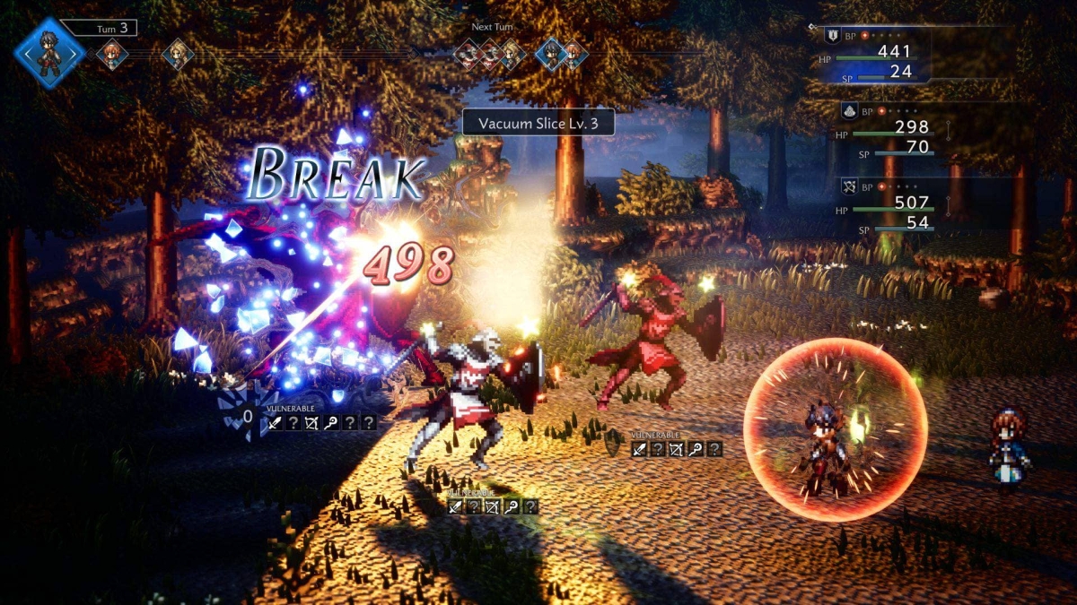 Gameplay của Octopath Traveler 0