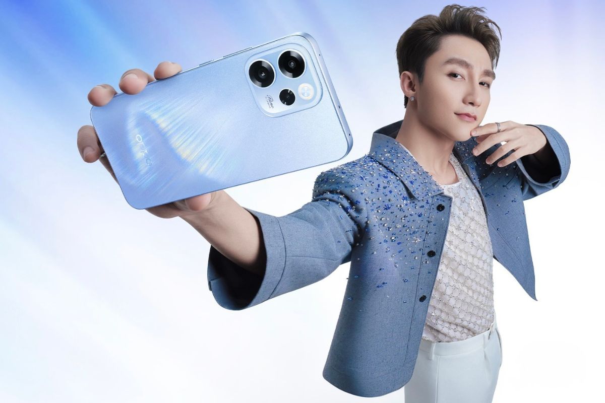 OPPO Reno15 5G màu xanh dương hợp mệnh Thủy và Mộc