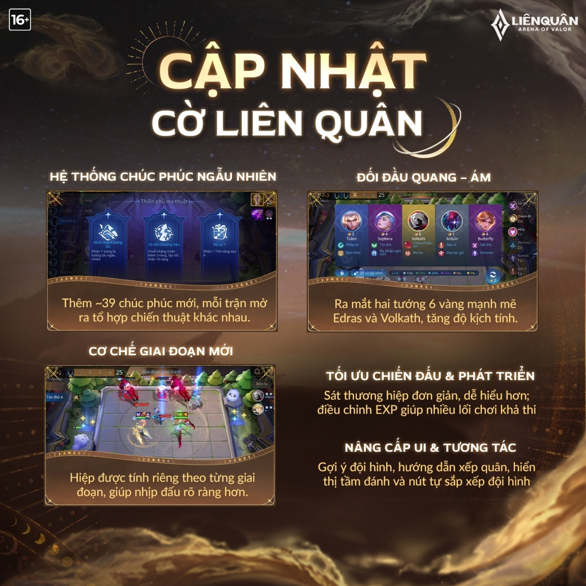 Cờ Liên Quân cập nhật nhiều thay đổi mới