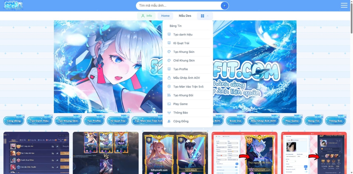 Chọn mẫu template tại đây