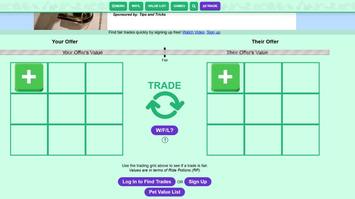 Hướng dẫn cách kiểm tra Adopt Me Trading Value