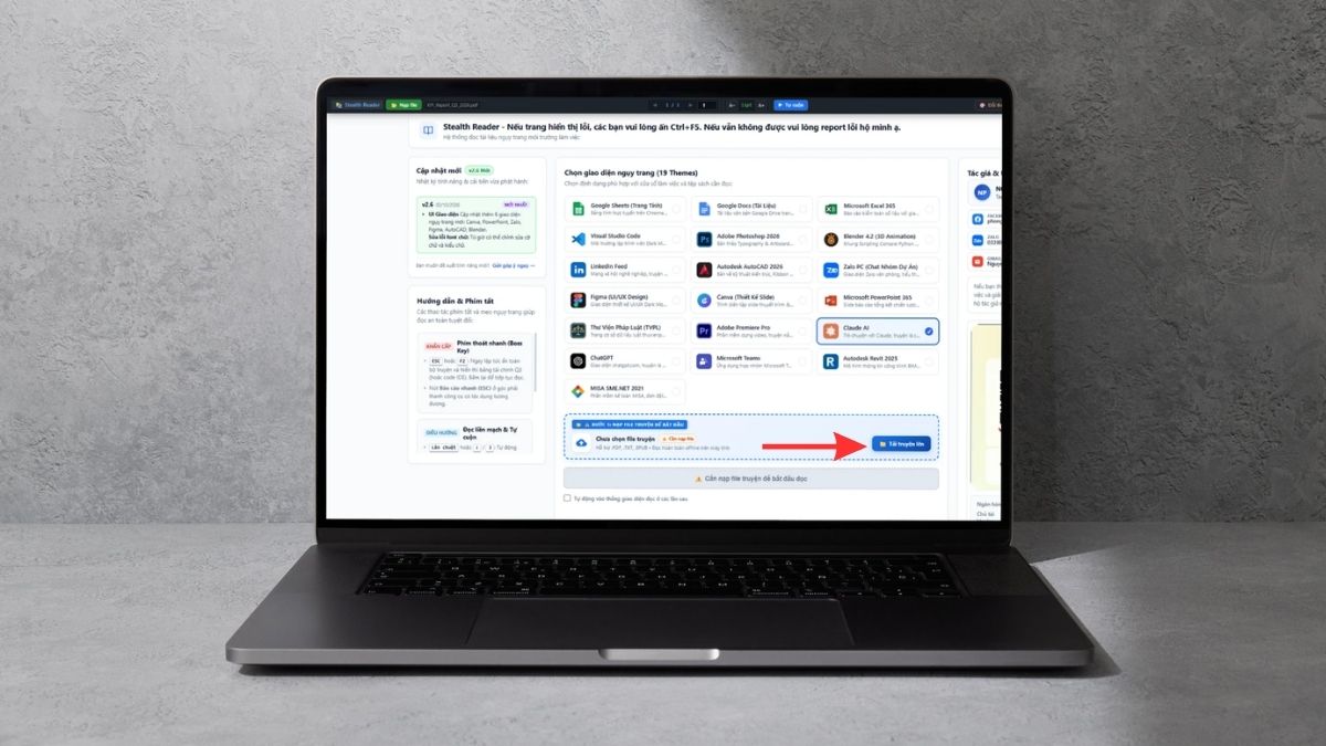 Tải file tệp lên web