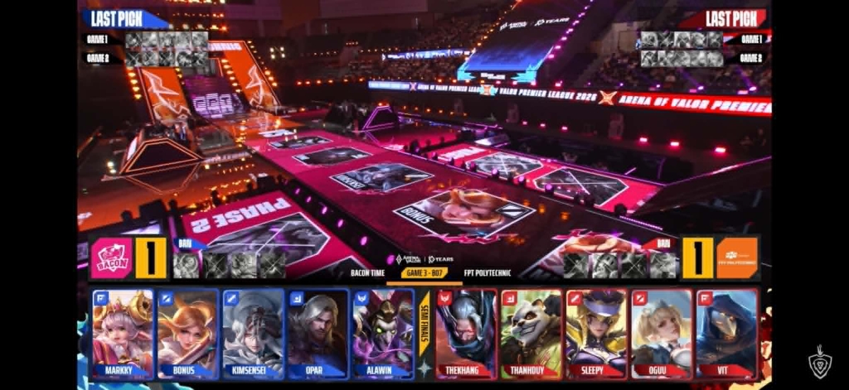 Ban pick game 3