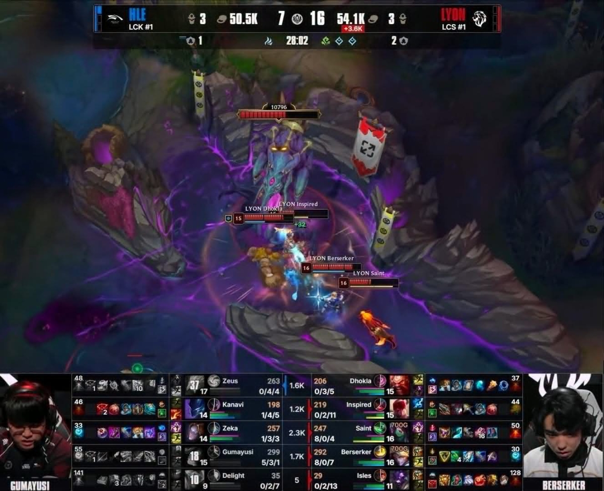 Game 2 LYON gần như áp đảo hoàn toàn HLE