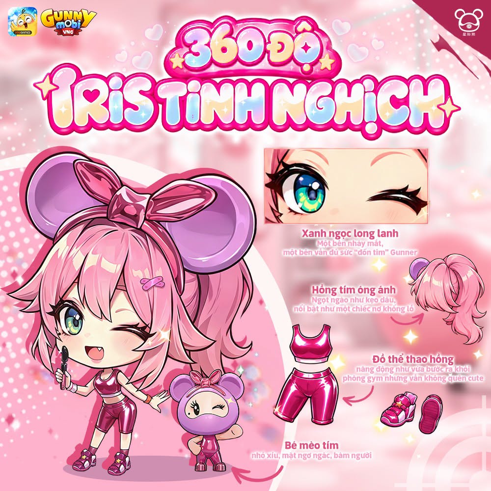 Tạo hình Iris tinh nghịc