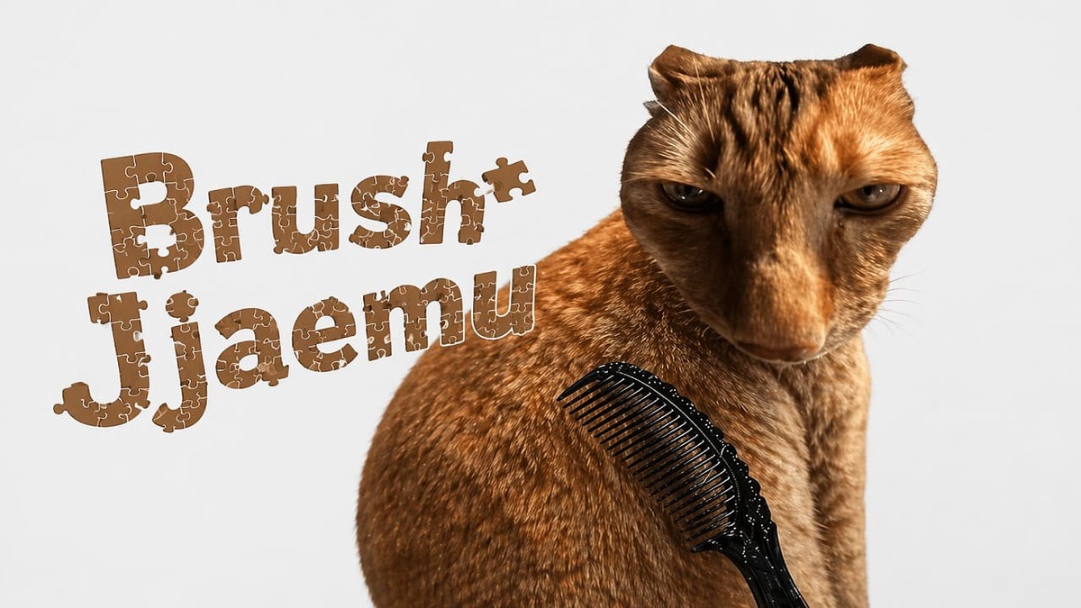 Brush Jjaemu – Trải nghiệm mini game “chải lông mèo” gây sốt với lối chơi tưởng dễ mà khó