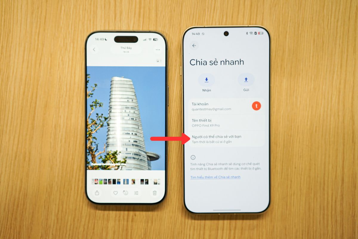 Mở mục Người có thể chia sẻ với bạn