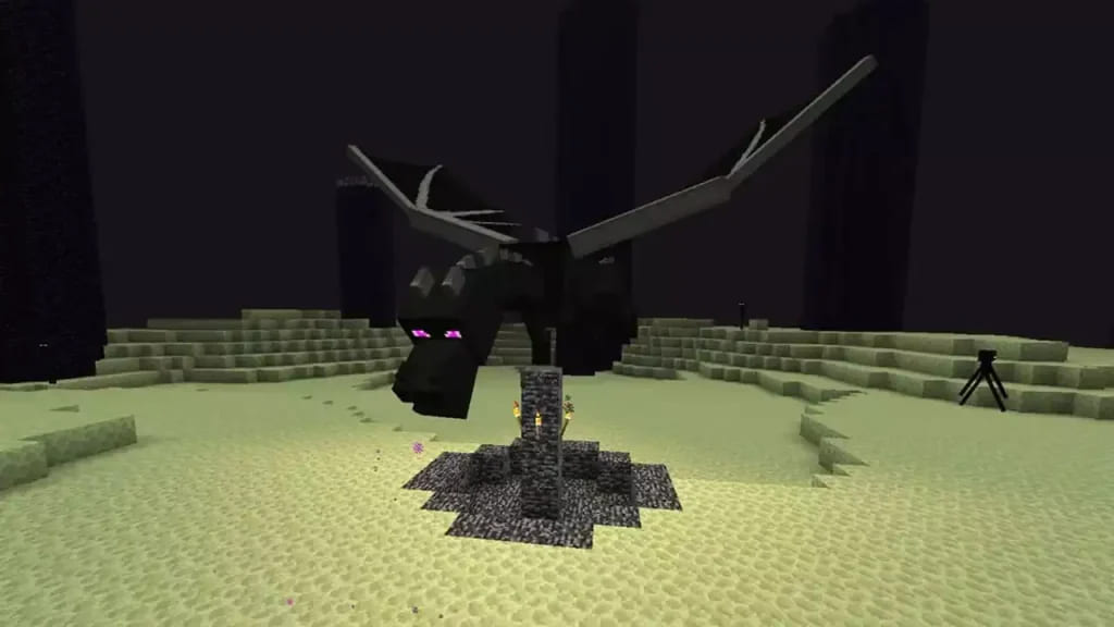 Hạ gục Ender Dragon để nhận trứng rồng