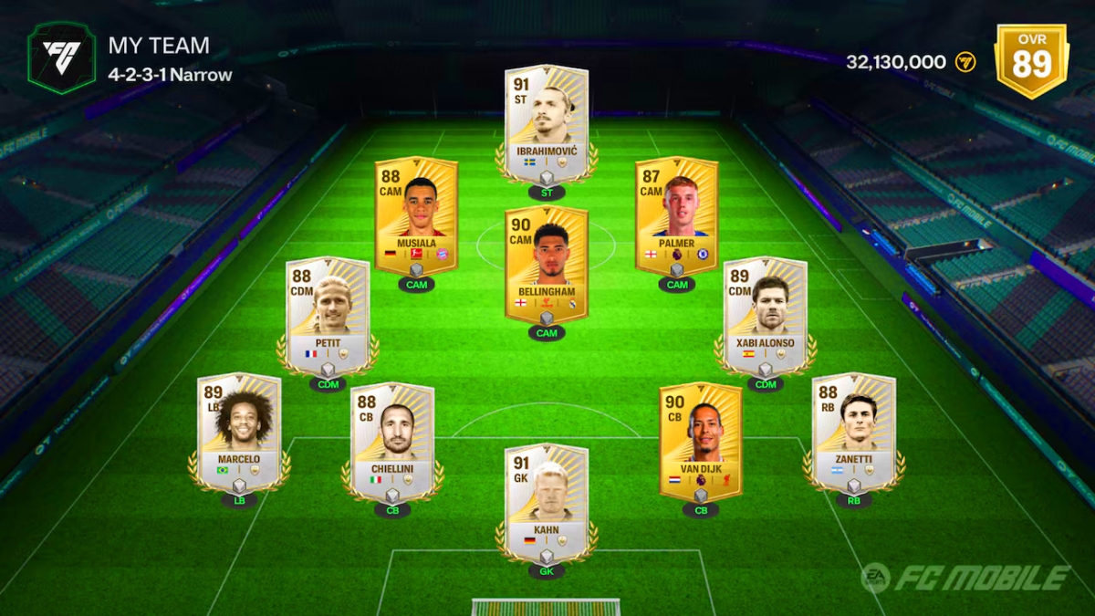 Hướng dẫn build team FC Mobile cho người chơi F2P