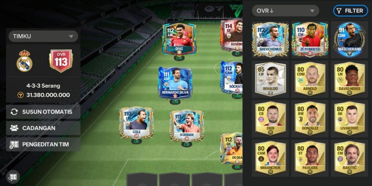 Những sai lầm chung khiến đội hình FC Mobile