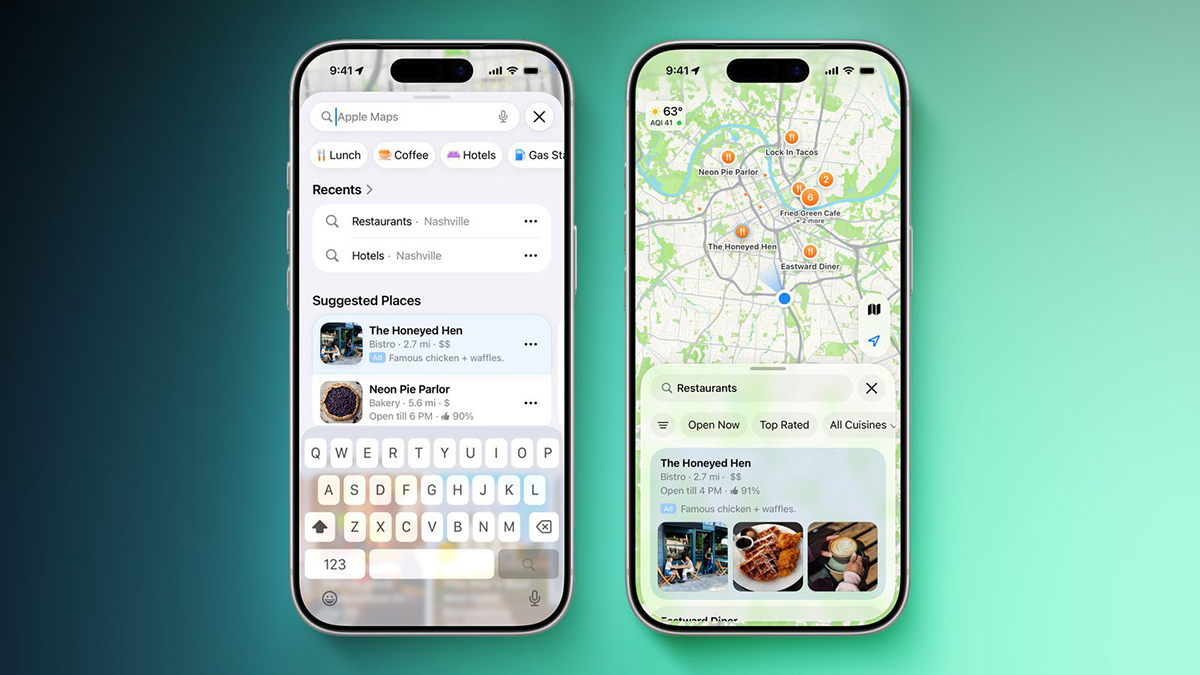Nâng cấp Apple Maps