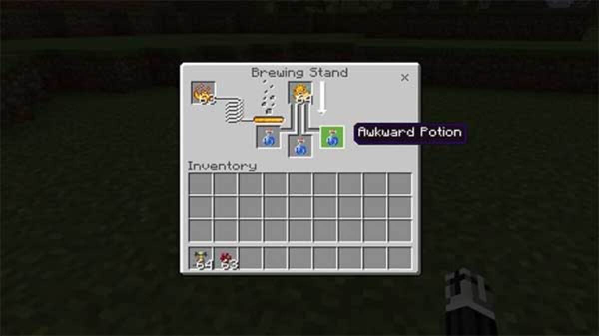 Hướng dẫn các bước chế thuốc trong Minecraft