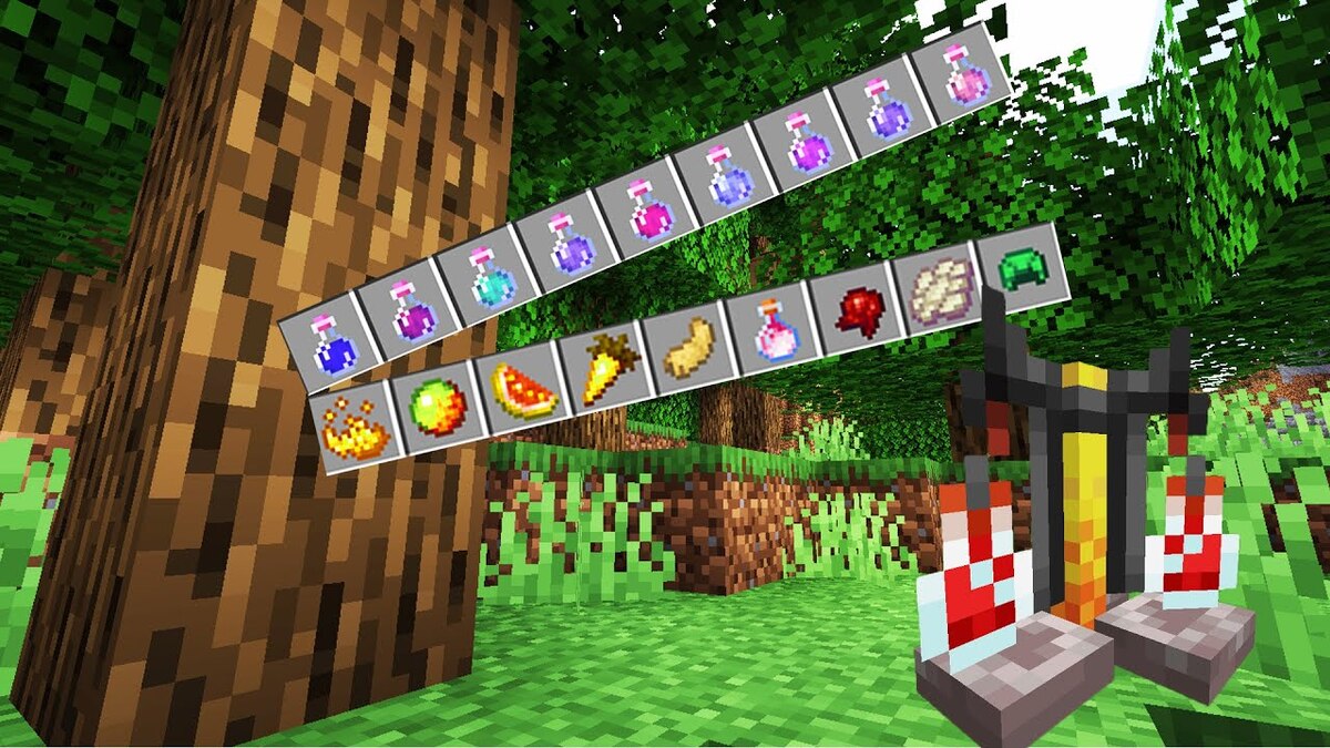 Các nguyên liệu chính khi chế thuốc trong Minecraft