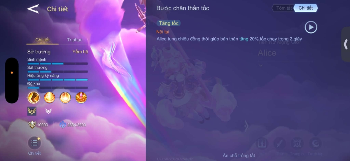 Nội tại - Bước chân thần tốc
