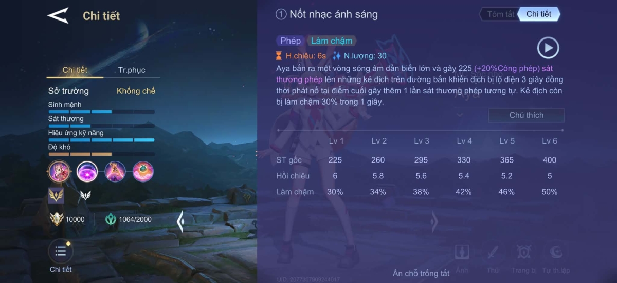 Chiêu 1 - Nốt nhạc á