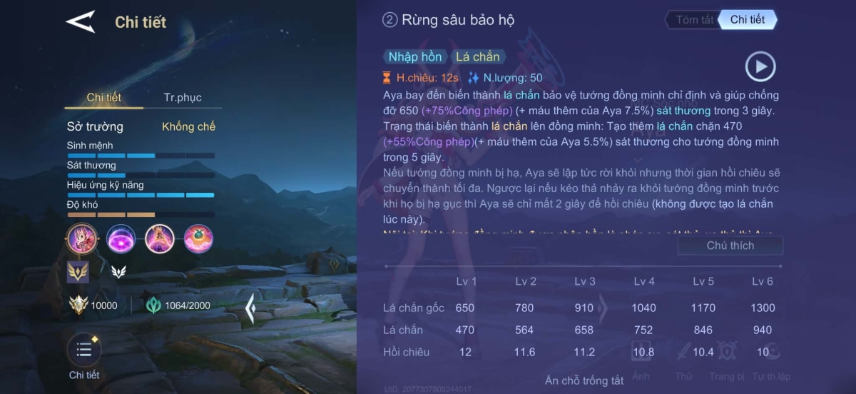 Chiêu 2 - Rừng sâu bảo hộ