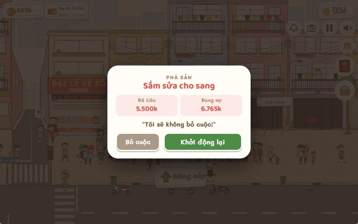 Cách mở quầy và nâng cấp Đế Chế Vỉa Hè