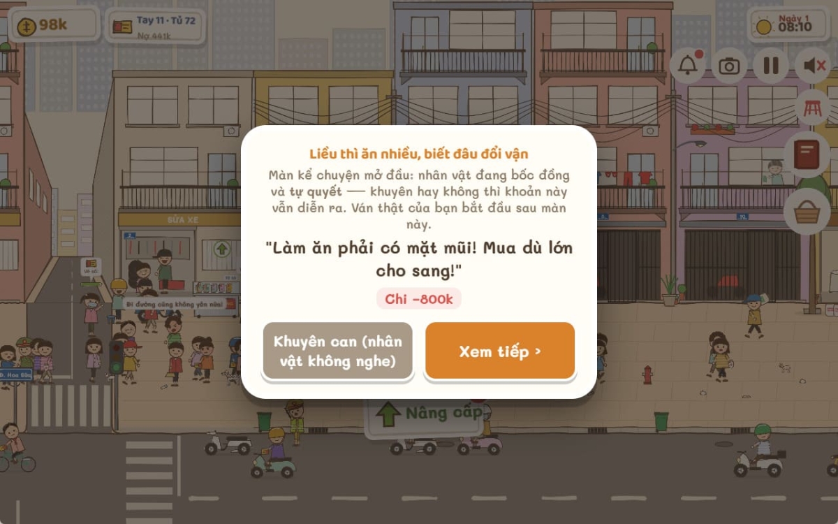 Cách bán vé số trong Đế Chế Vỉa Hè