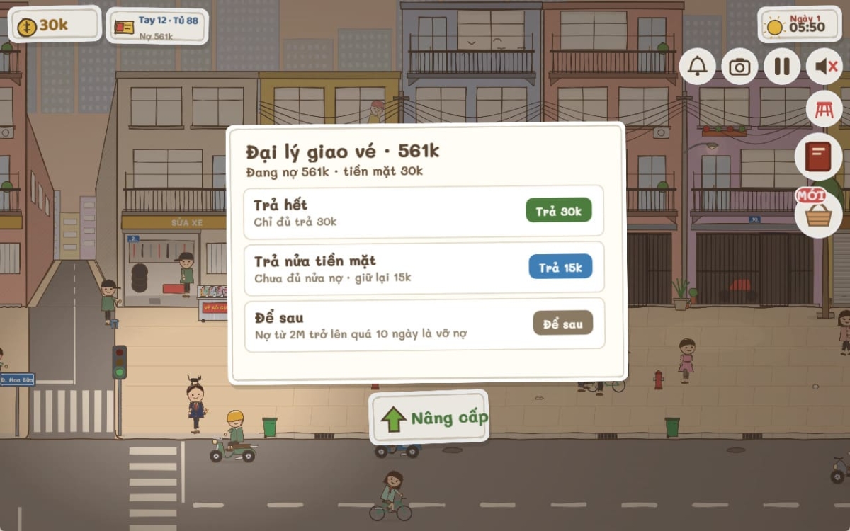 Tìm hiểu giao diện chơi game cụ thể