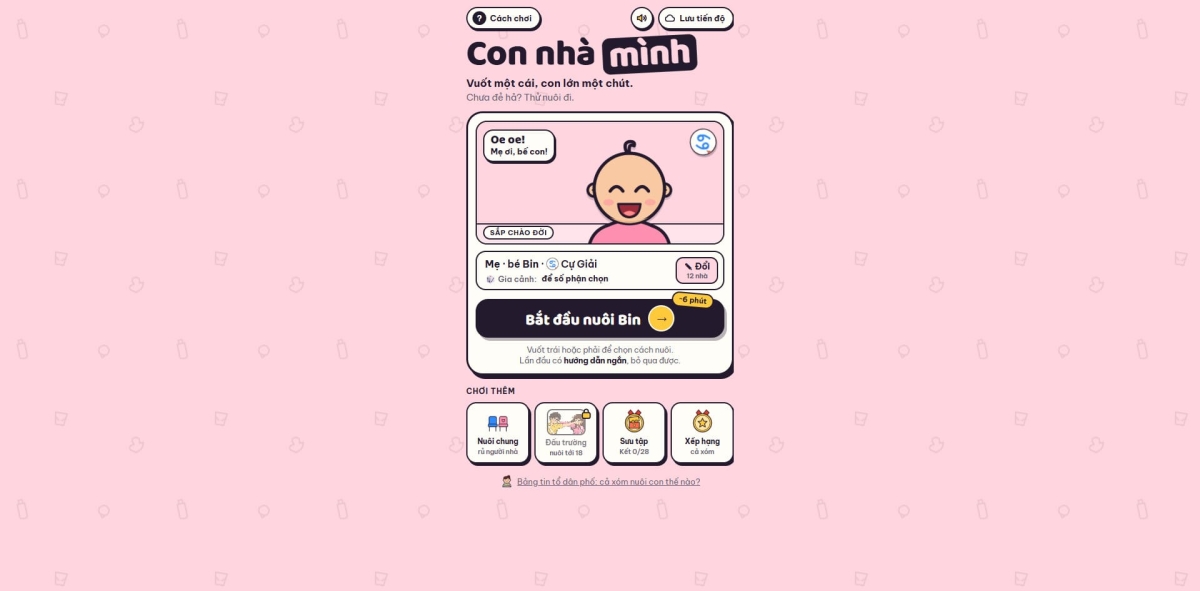 Cách chơi game Con Nhà Mình cho người mới bắt đầu