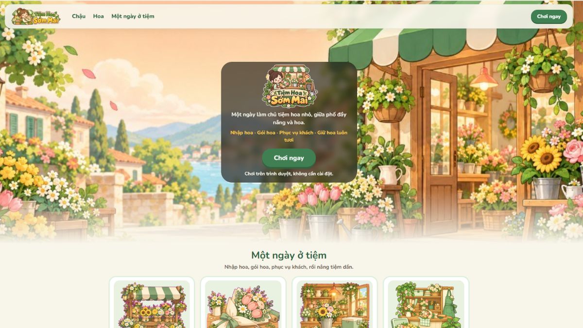 Cách chơi game Tiệm Hoa Sớm Mai: Hướng dẫn từ A–Z cho người mới
