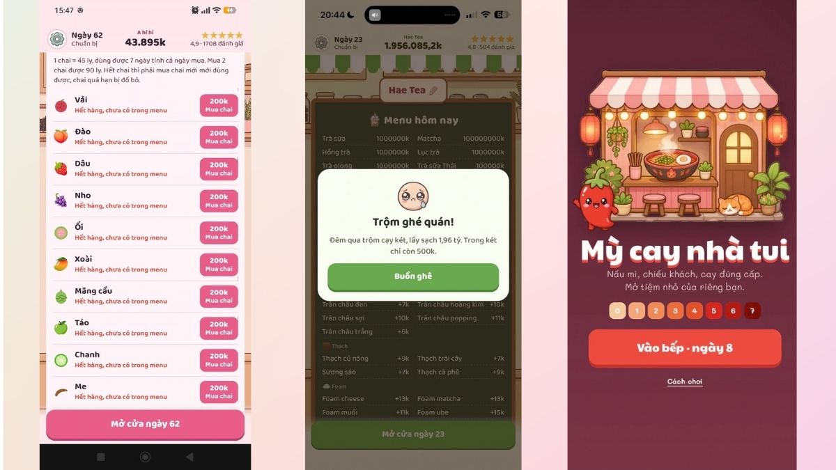 Tổng quan về game Tiệm Mì Cay 